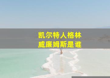 凯尔特人格林威廉姆斯是谁