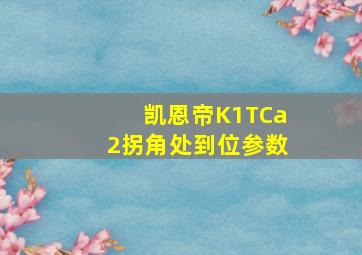 凯恩帝K1TCa2拐角处到位参数