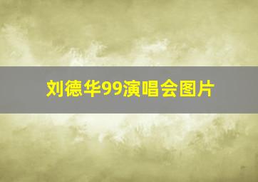 刘德华99演唱会图片