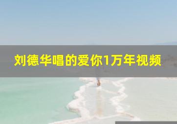 刘德华唱的爱你1万年视频