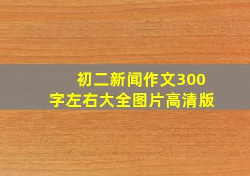 初二新闻作文300字左右大全图片高清版