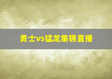 勇士vs猛龙集锦直播