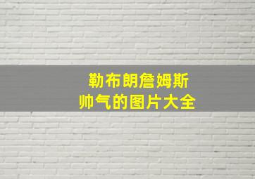 勒布朗詹姆斯帅气的图片大全