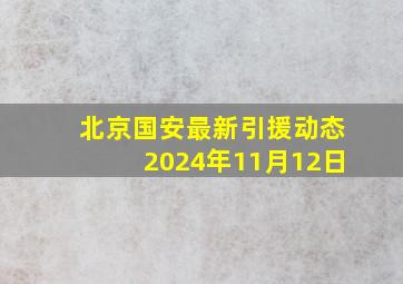 北京国安最新引援动态2024年11月12日