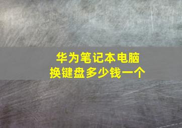 华为笔记本电脑换键盘多少钱一个