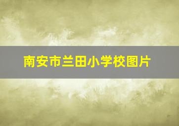 南安市兰田小学校图片