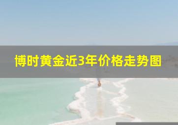 博时黄金近3年价格走势图