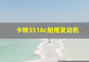 卡特3516c船用发动机