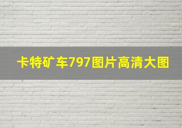 卡特矿车797图片高清大图