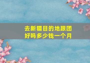 去新疆目的地跟团好吗多少钱一个月