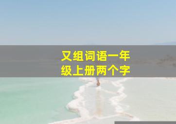 又组词语一年级上册两个字