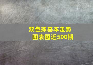 双色球基本走势图表图近500期