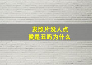 发照片没人点赞是丑吗为什么