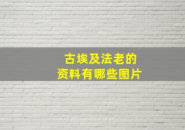 古埃及法老的资料有哪些图片