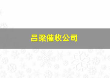 吕梁催收公司