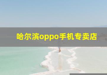 哈尔滨oppo手机专卖店