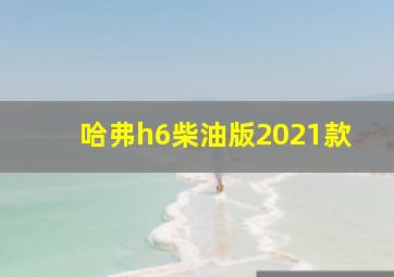 哈弗h6柴油版2021款