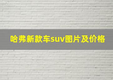 哈弗新款车suv图片及价格