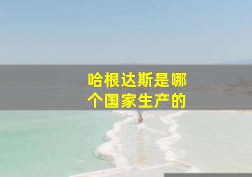 哈根达斯是哪个国家生产的