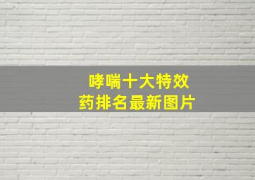 哮喘十大特效药排名最新图片