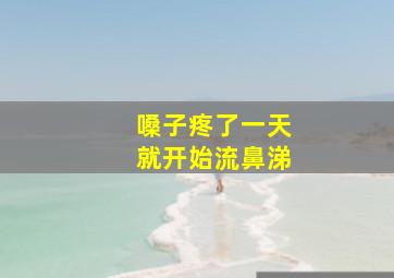 嗓子疼了一天就开始流鼻涕