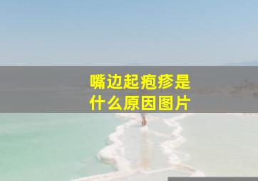 嘴边起疱疹是什么原因图片