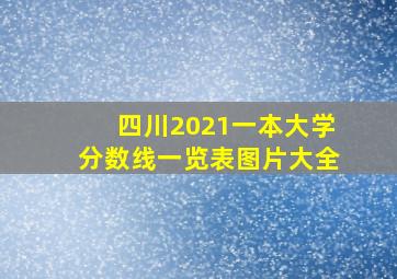 四川2021一本大学分数线一览表图片大全