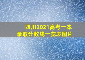 四川2021高考一本录取分数线一览表图片