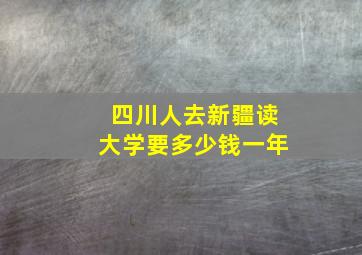 四川人去新疆读大学要多少钱一年