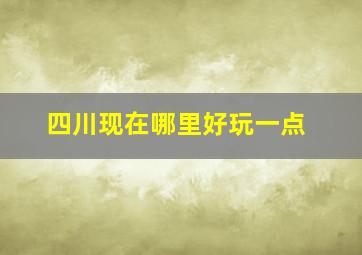 四川现在哪里好玩一点