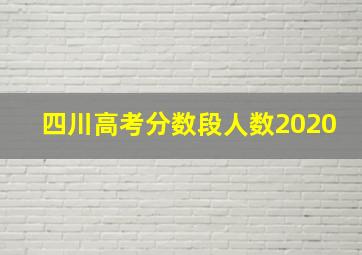 四川高考分数段人数2020