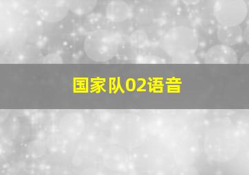 国家队02语音