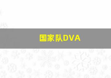 国家队DVA