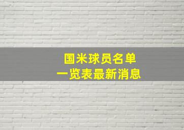 国米球员名单一览表最新消息