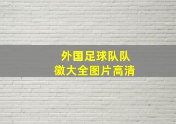 外国足球队队徽大全图片高清