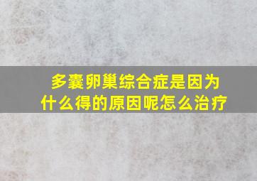 多囊卵巢综合症是因为什么得的原因呢怎么治疗