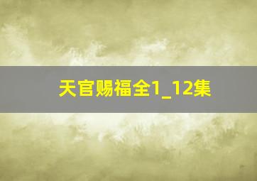 天官赐福全1_12集