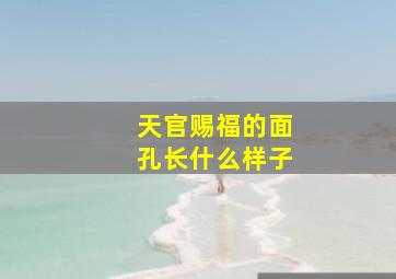 天官赐福的面孔长什么样子