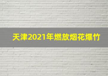 天津2021年燃放烟花爆竹