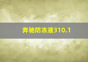 奔驰防冻液310.1