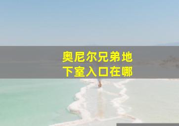 奥尼尔兄弟地下室入口在哪