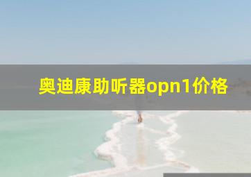 奥迪康助听器opn1价格