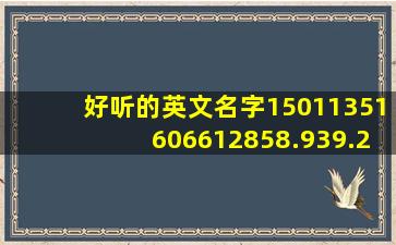 好听的英文名字15011351606612858.939.24050633