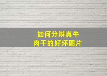 如何分辨真牛肉干的好坏图片