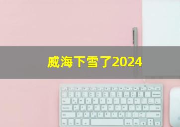 威海下雪了2024