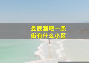 娄底酒吧一条街有什么小区