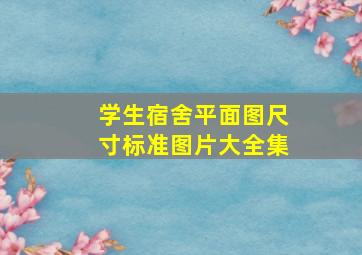 学生宿舍平面图尺寸标准图片大全集