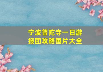 宁波普陀寺一日游报团攻略图片大全