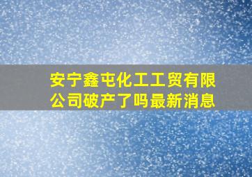 安宁鑫屯化工工贸有限公司破产了吗最新消息