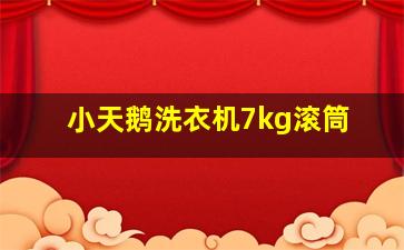 小天鹅洗衣机7kg滚筒